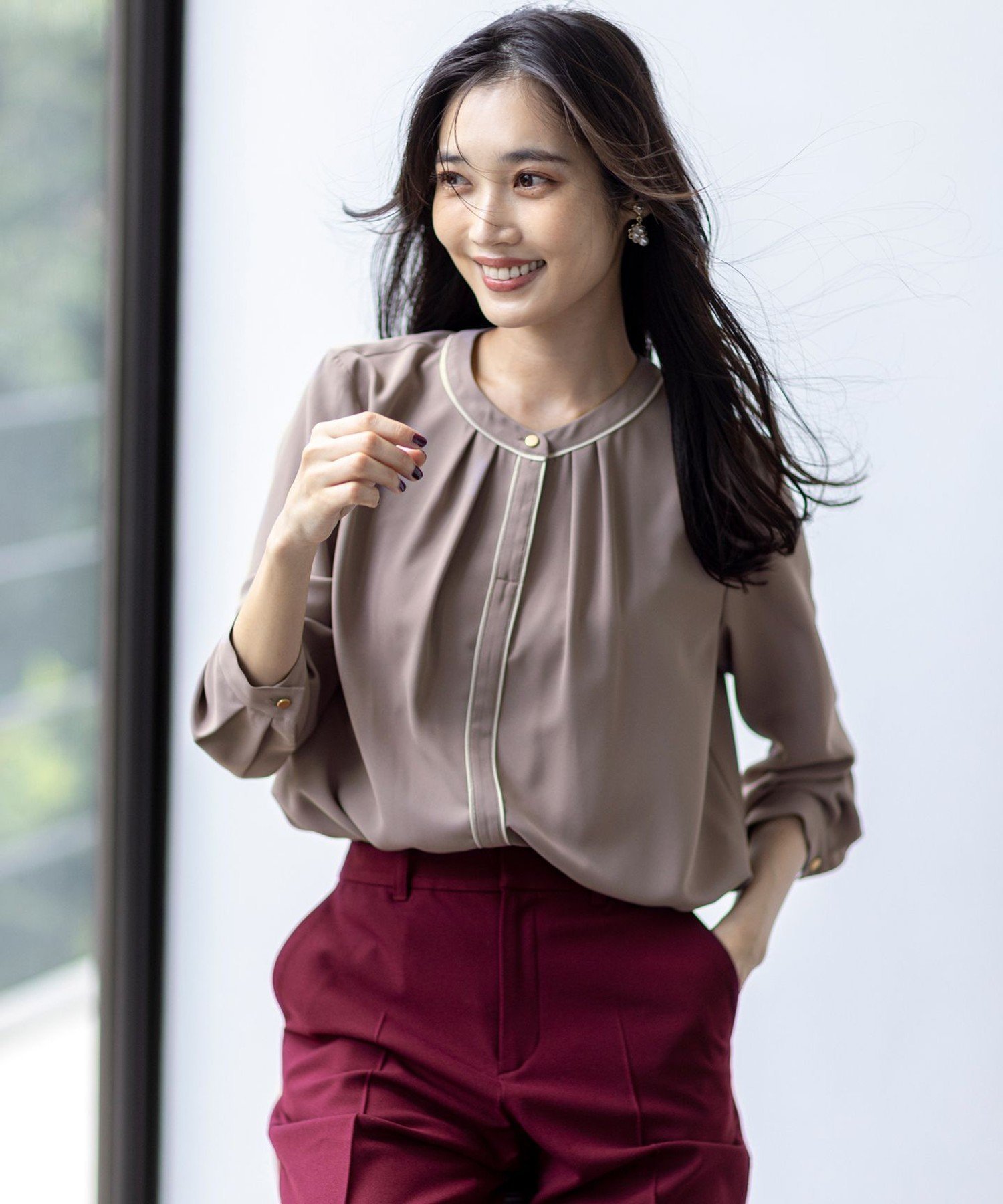 any sis✨トップス セール 洗えるラッフルレース トップス （シャツ・ブラウス