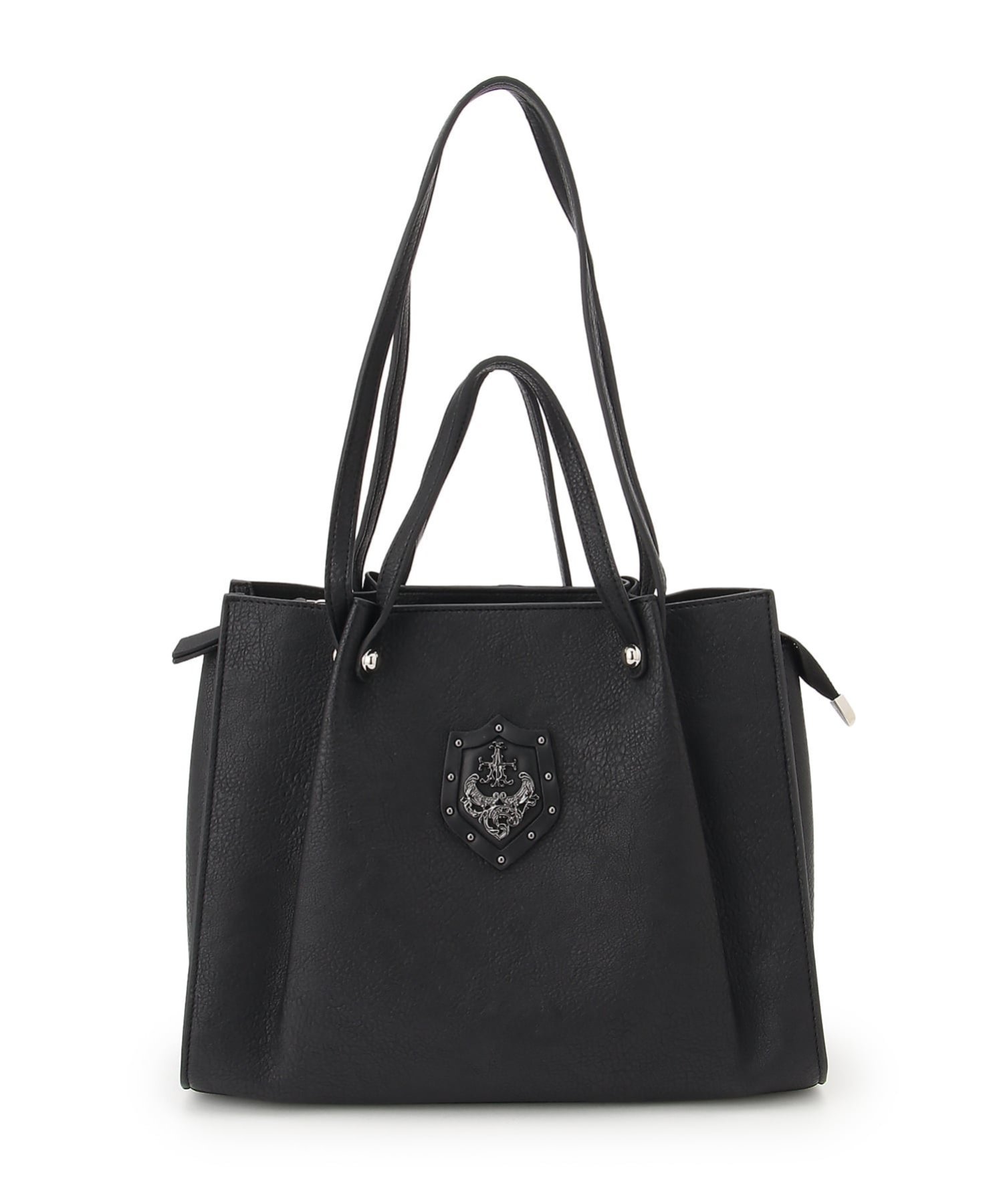 artherapie (U)カーラハンドルショルダートート アルセラピィ バッグ トートバッグ ブラック【送料無料】