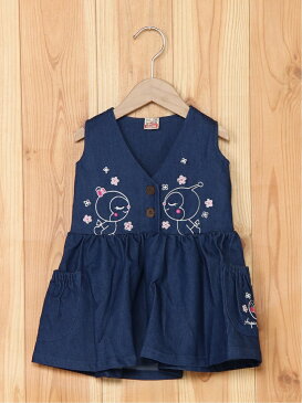 ANPANMAN KIDS COLLECTION APKC/(K)横顔ジャンスカ アンパンマンキッズコレクション スカート キッズスカート ネイビー ピンク【送料無料】