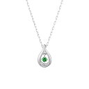 4℃ 【5月誕生石】K10ホワイトゴールド ネックレス ヨンドシー アクセサリー・腕時計 ネックレス ゴールド【送料無料】