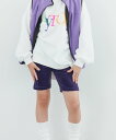 【SALE/50%OFF】LOWRYS FARM ストレッチベロアサイクルパンツ ローリーズファーム 靴下・レッグウェア レギンス・スパッツ パープル グレー ...