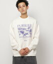 【SALE/20%OFF】niko and ... アソートグラフィックプルオーバー ニコアンド トップス スウェット・トレーナー ブラック グレー ホワイト【送料無料】