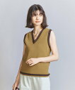 【SALE/30%OFF】BEAUTY&YOUTH UNITED ARROWS ライン ニットベスト ユナイテッドアローズ アウトレット トップス ベスト・ジレ...