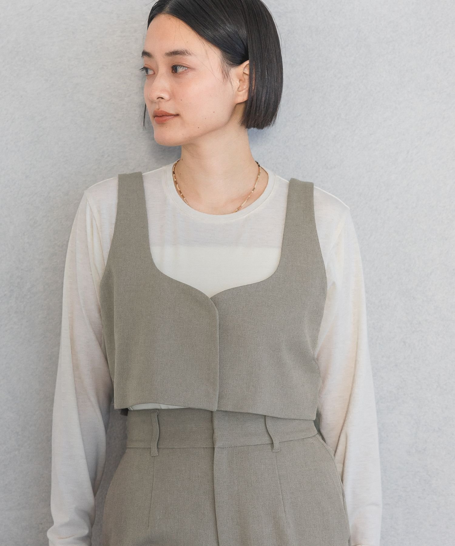 【SALE／26%OFF】A part by 【セットアップ対応】LNTサージビスチェ アパートバイ トップス ベスト・ジ..