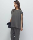1er Arrondissement ジョーゼットフレンチスリーブブラウス プルミエアロンディスモン トップス ノースリーブ・タンクトップ ブラック カーキグリーン【送料無料】(4)