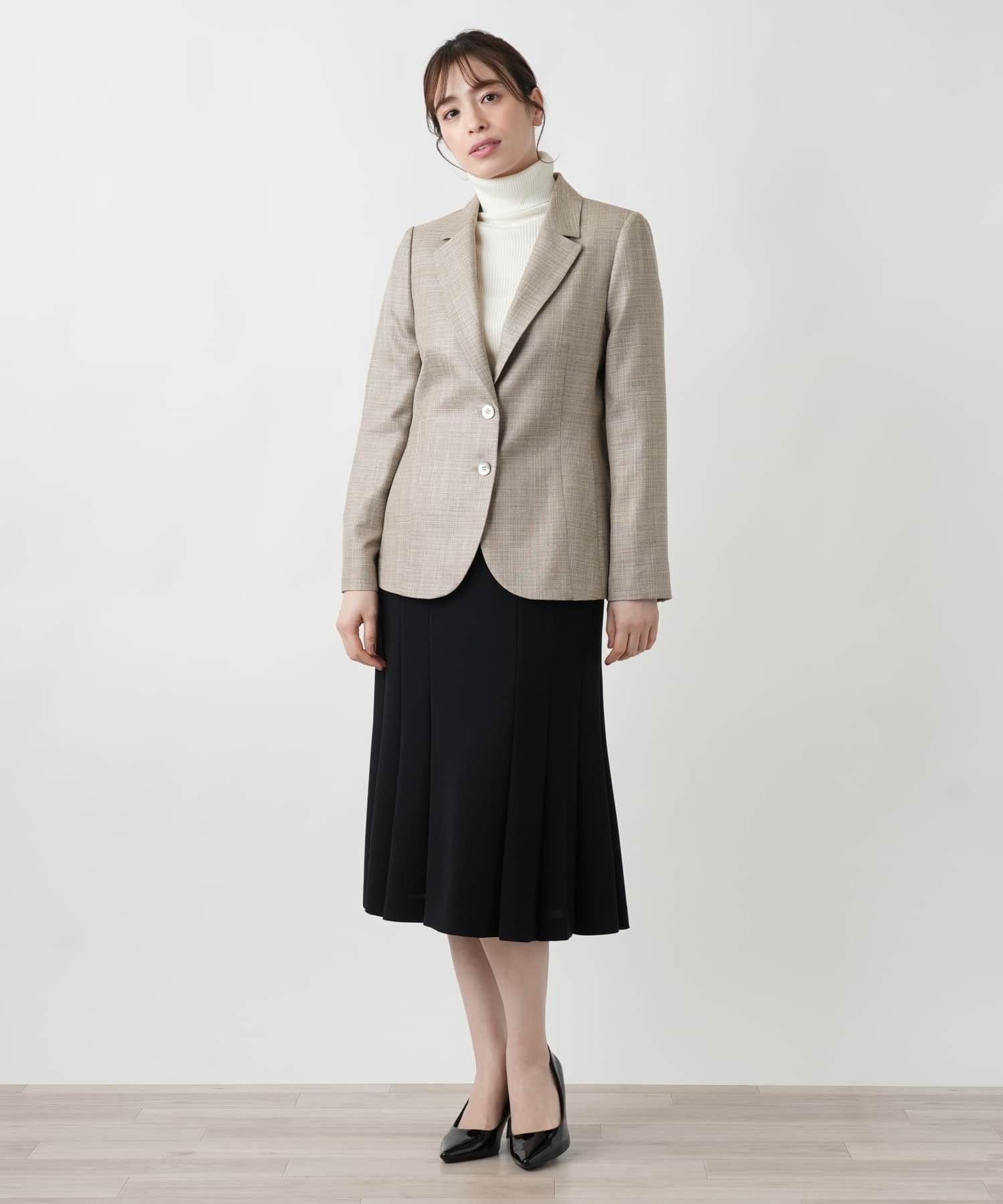 Leilian テーラードジャケット【LORO PIANA】 レリアン ジャケット・アウター テーラードジャケット・ブレザー ブラウン