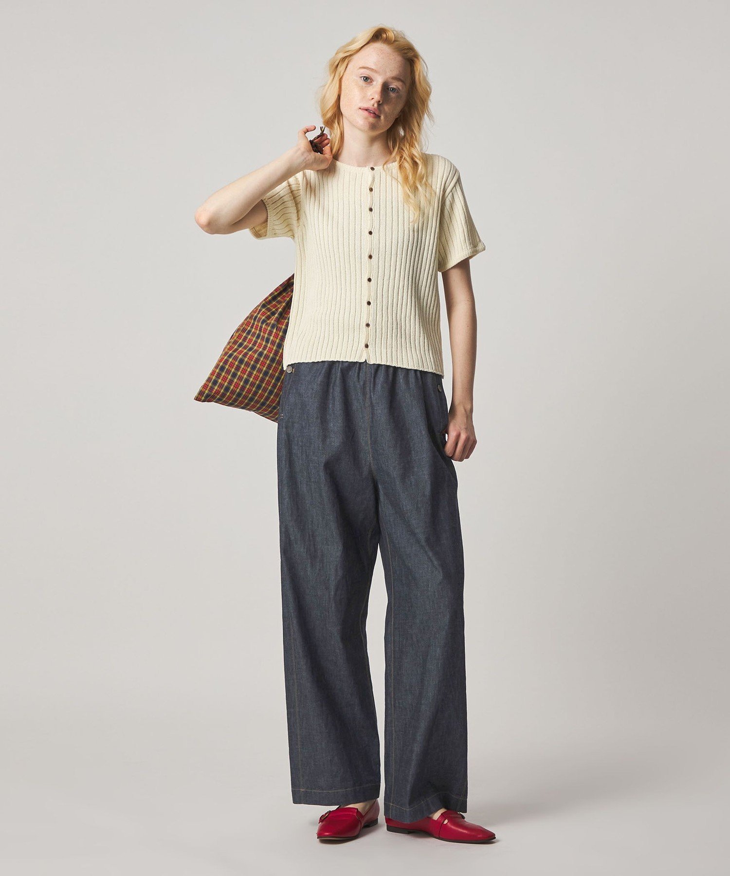 Steven Alan ＜Steven Alan＞ライトオンスデニム ワイドパンツ ビューティー＆ユース ユナイテッドアローズ パンツ ジーンズ・デニムパンツ ネイビー ブラック