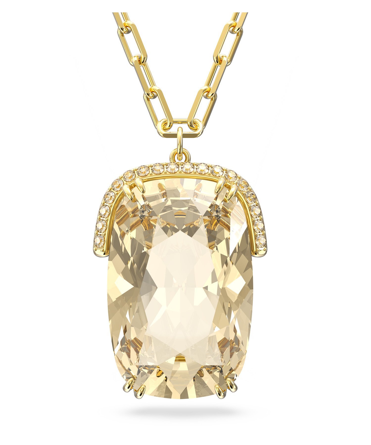 SWAROVSKI 【公式】【スワロフスキー】Harmonia ペンダント, オーバーサイズ クリスタル, ゴールド系, ゴールドトーン・プレーティング スワロフスキー アクセサリー・腕時計 ネックレス ゴールド【送料無料】のサムネイル