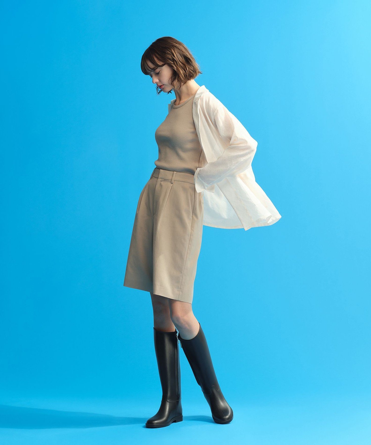 【SALE／37%OFF】MACKINTOSH PHILOSOPHY シアーガーゼライトジャケット マッキントッシュ フィロソフィー ジャケット・アウター テーラードジャケット・ブレザー ホワイト ブラック【送料無料】