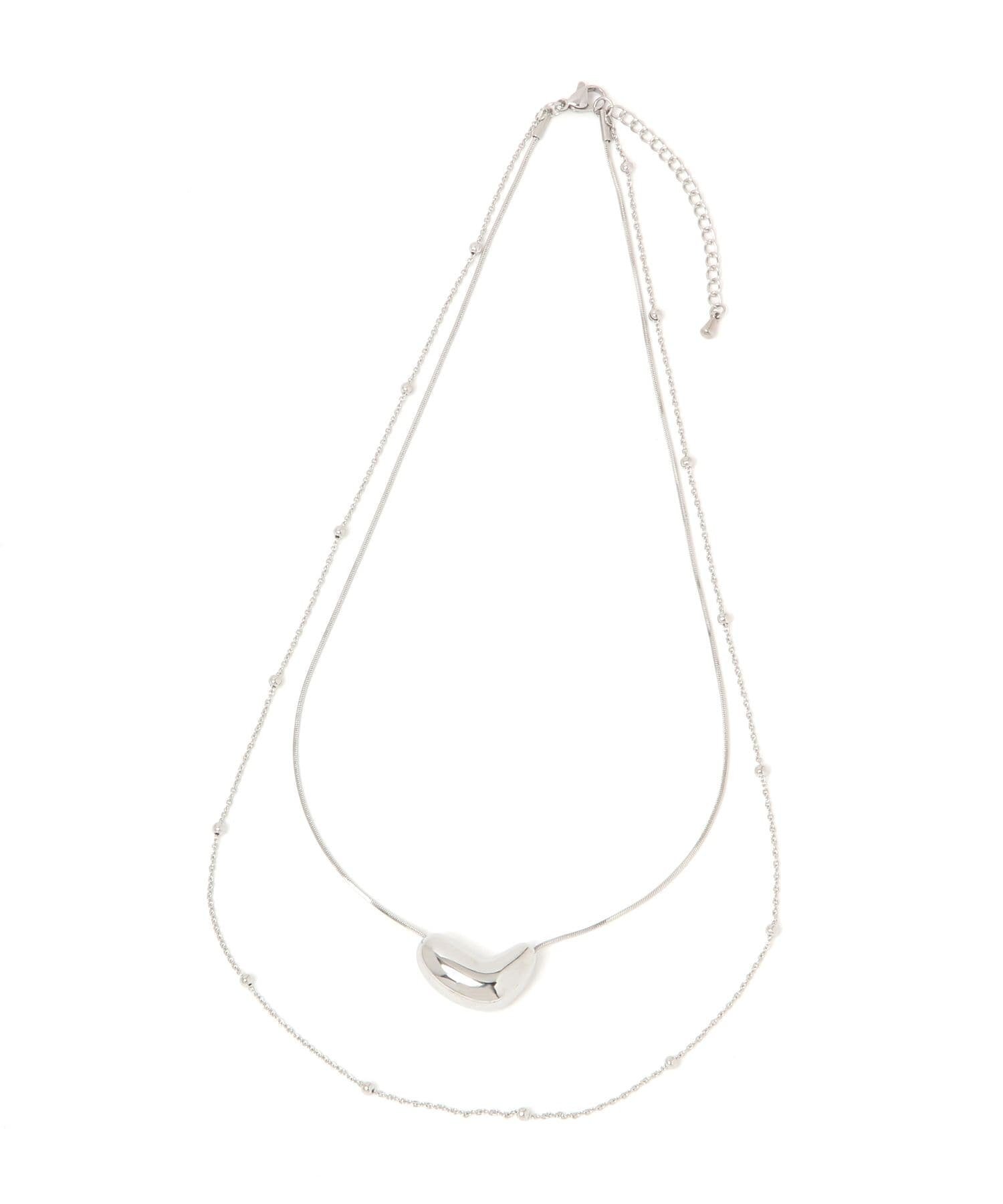 【SALE／60%OFF】LOWRYS FARM ステンレスモチーフ2レンネックレス ローリーズファーム アクセサリー・腕時計 ネックレス