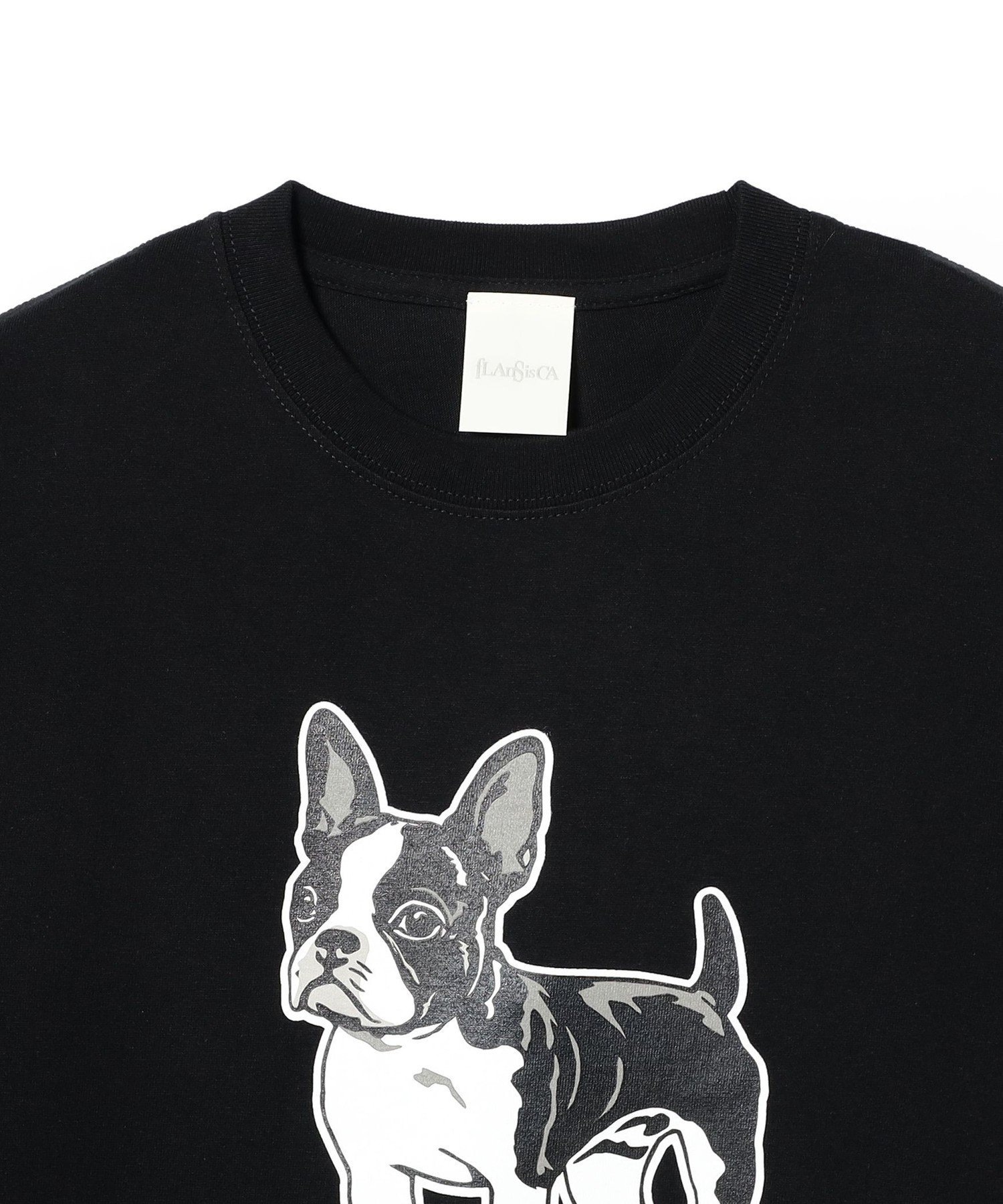 fLAnsisCA / Print T-Shirt5 ビームスT トップス カットソー・Tシャツ ブラック