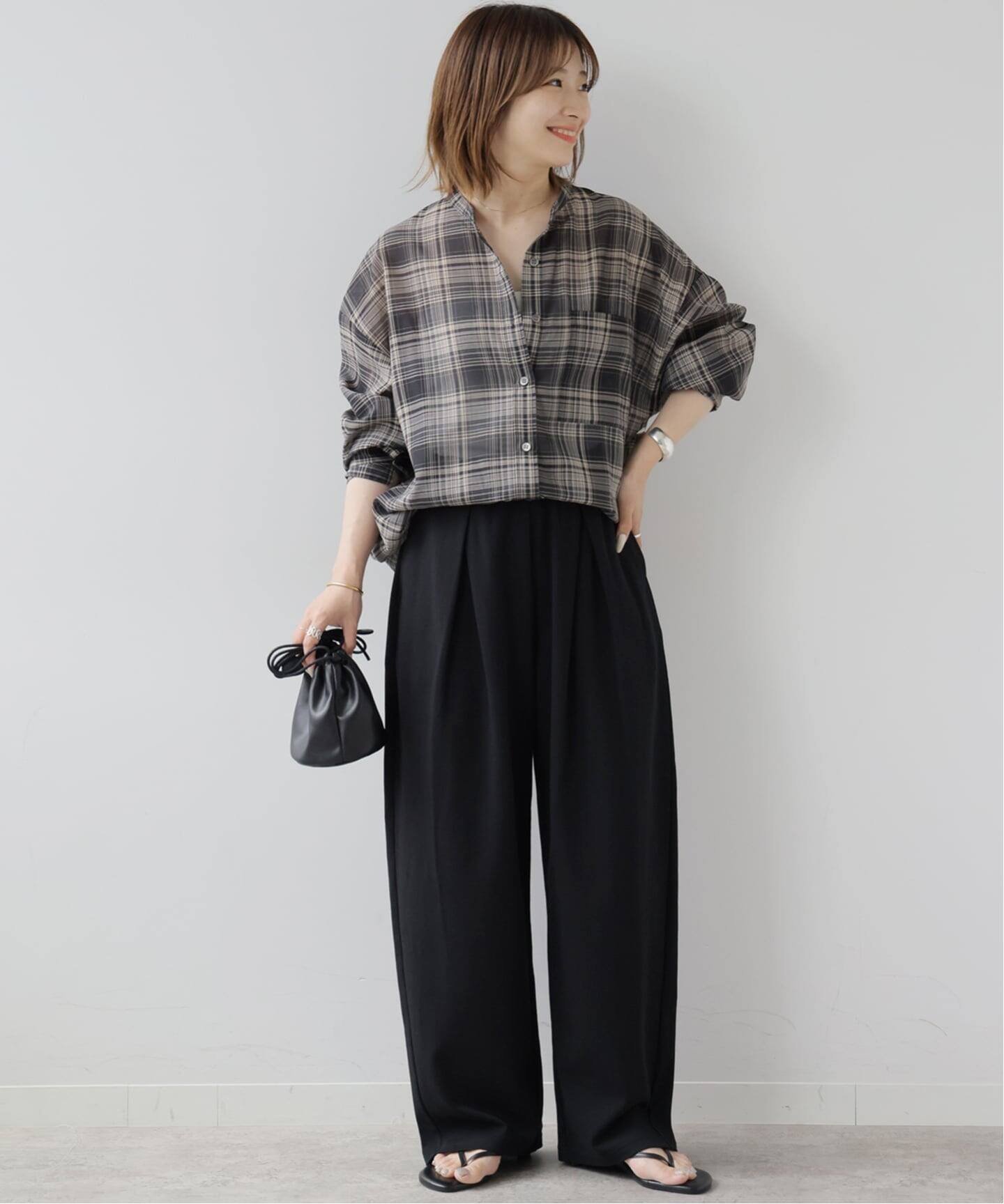 JOURNAL STANDARD relume ポンチタックバレルパンツ ジャーナル スタンダード レリューム パンツ その他のパンツ ブラック ブラウン
