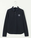 23区 ゴルフウェア レディース 23区GOLF 【WOMEN】長袖ポロシャツ ニジュウサンクゴルフ トップス カットソー・Tシャツ ネイビー ホワイト【送料無料】