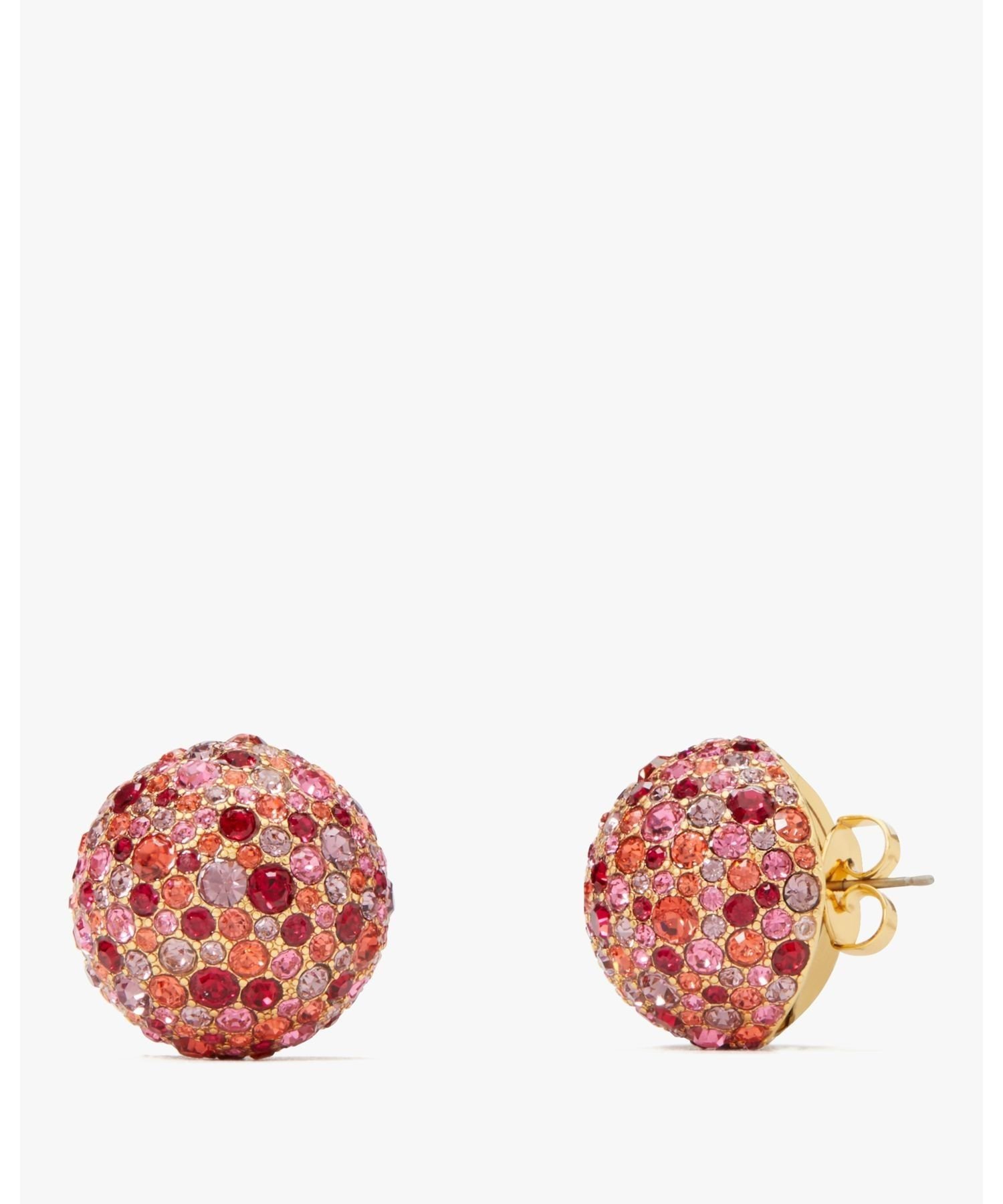 ケイト・スペード ニューヨーク 【SALE／50%OFF】kate spade new york フィット フォー ア クイーン ドーム ハギー ケイトスペードニューヨーク アクセサリー・腕時計 ピアス ピンク【送料無料】