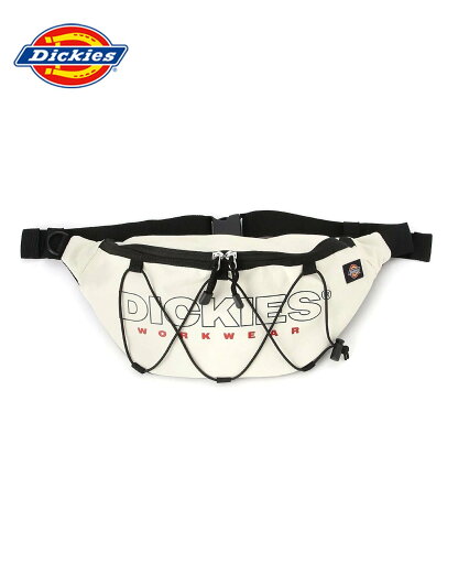 Dickies Dickies/(U)DK RETRO ACTIVE WAISTBAG ハンドサイン バッグ ボディバッグ・ウエストポーチ ブラック ホワイト Dickies Dickies/(U)DK RETRO ACTIVE WAISTBAG ハンドサイン バッグ ボディバッグ・ウエストポーチ ブラック ホワイト