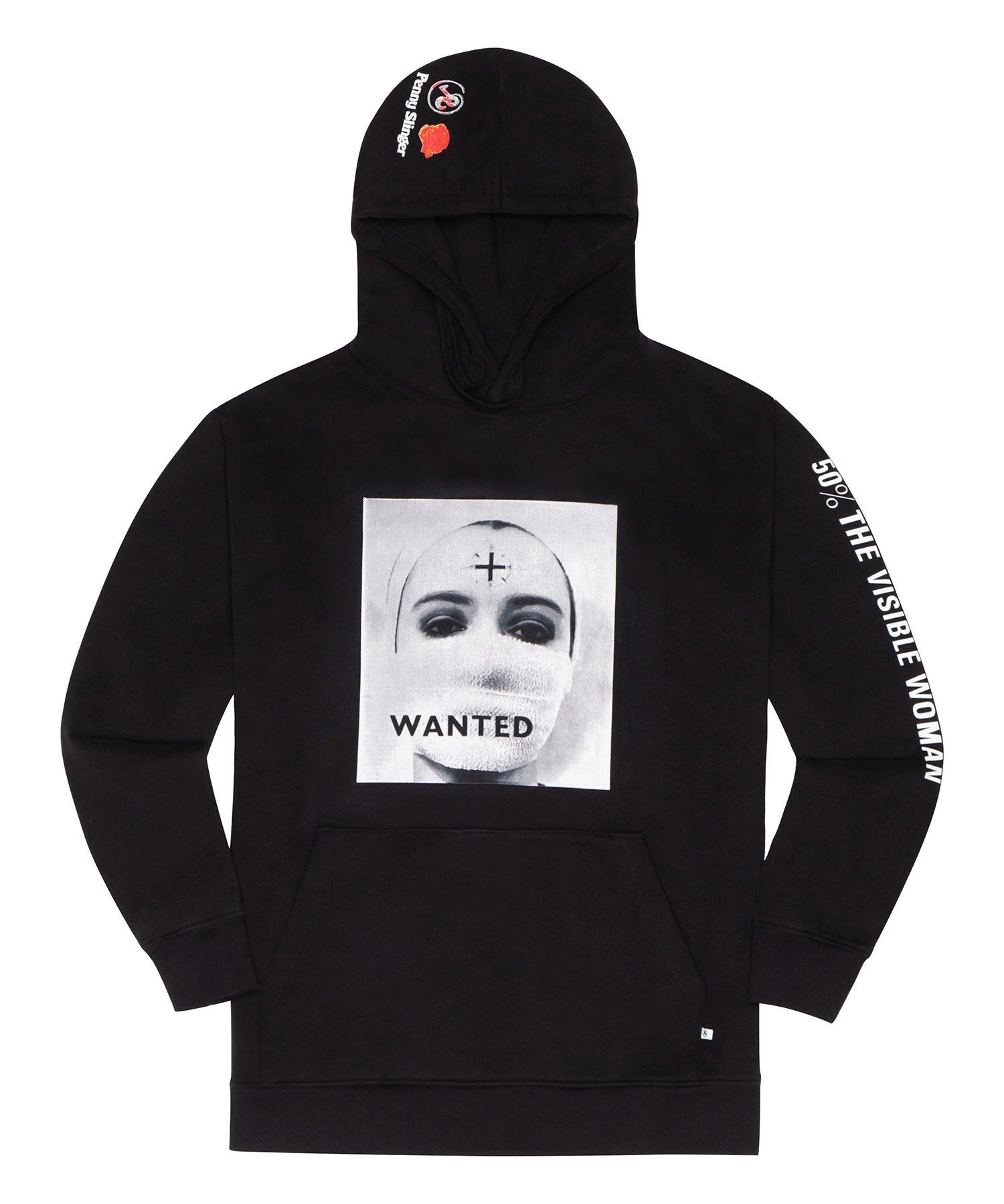 【SALE／60%OFF】bonjour records Richardson/リチャードソン Penny Slinger Wanted Hoodie ボンジュールレコード トップス パーカー・フーディー ブラック【送料無料】