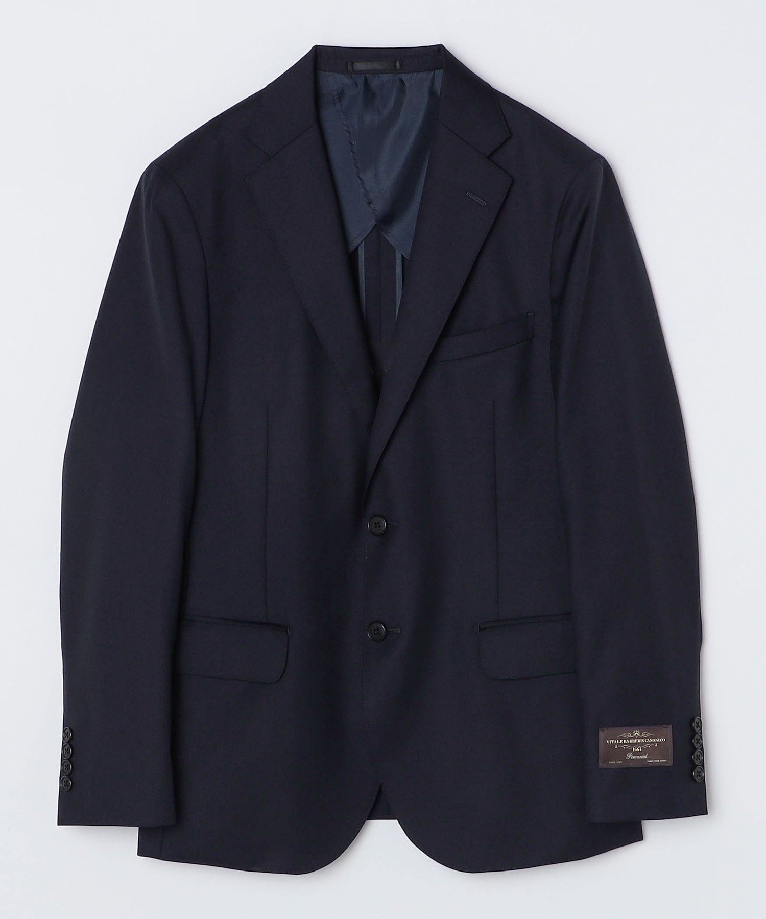 【SALE／50%OFF】SHIPS Colors SHIPS Colors:CANONICO PERENNIAL ジャケット(セットアップ対応可能) シップス ジャケット・アウター テーラードジャケット・ブレザー ネイビー ブルー【送料無料】