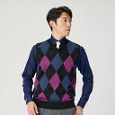 【SALE/9%OFF】BRICK HOUSE by Tokyo Shirts アーガイルニットベスト メンズ BM05I501DM50V00-48 トーキョー...