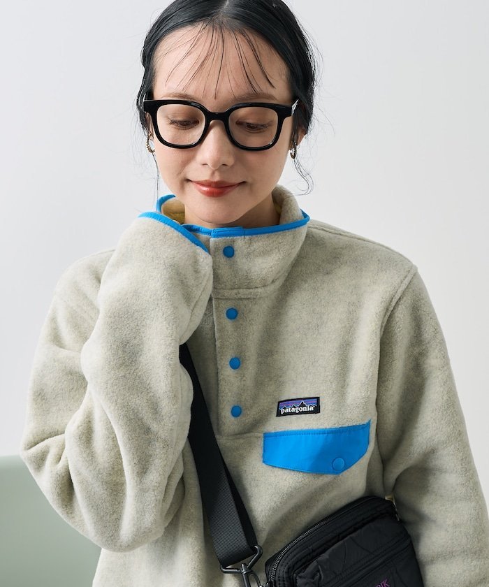 Patagonia Womens LightWeight Synch Snap-T PullOver 24AW フリークスストア ジャケット・アウター ブルゾン・ジャンパー グレー【送料無料】のサムネイル