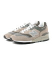 BEAMS New Balance / U997 GY ビームス メン シューズ・靴 スニーカー グレー【送料無料】