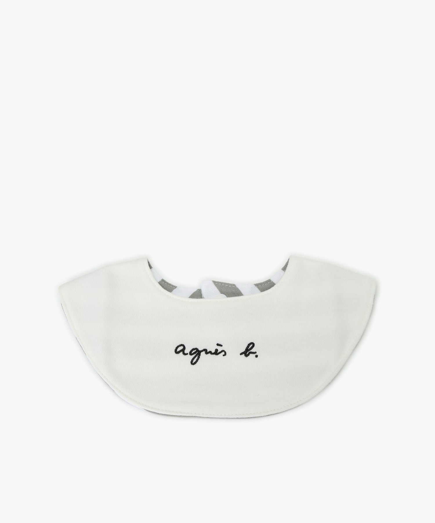 agnes b. ENFANT AC53 L BAVOIR ベビー ロゴスタイ アニエスベー マタニティウェア・ベビー用品 その他のベビーグッズ グレー