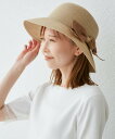 【SALE/30%OFF】ROPE' PICNIC PASSAGE 【UVカット・ウォッシャブル】折り畳みリボンハット ロペピクニック 帽子 ハット ブラック ベージュ