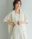 【SALE/30%OFF】mysty woman 楊柳シャツジャケット ミスティウーマン ジャケット・アウター テーラードジャケット・ブレザー ベージュ ブラック ホワイト【送料無料】