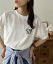 Discoat 【WEB限定】ETOILEロゴショートTシャツ ディスコート トップス カットソー・Tシャツ ホワイト グレー【送料無料】(4)