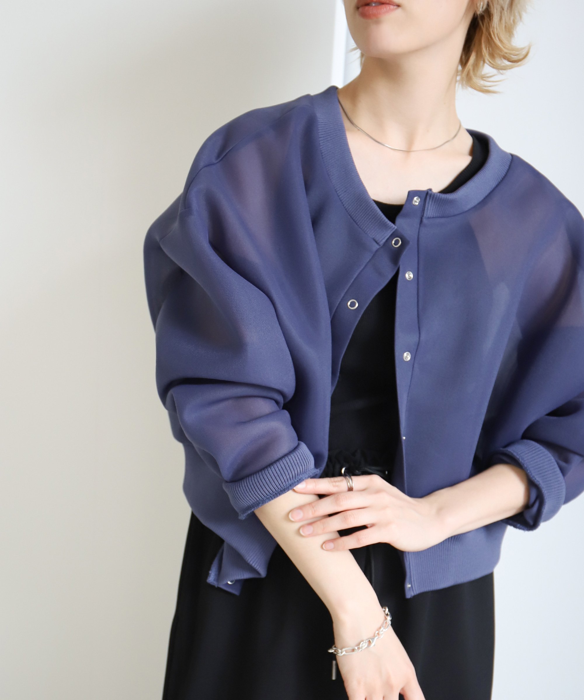 SELECT MOCA シアーダンボールカーディガン セレクトモカ トップス カーディガン【送料無料】のサムネイル