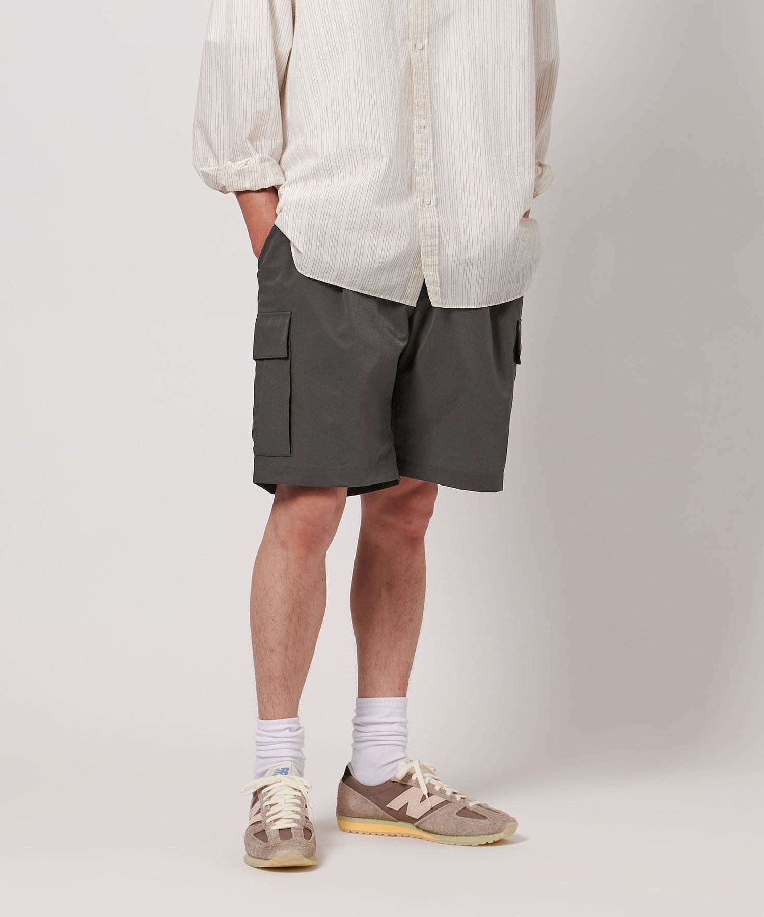 【SALE／30%OFF】UNITED ARROWS DotAir ドットエア カーゴショーツ -吸水速乾 ストレッチ- ユナイテッドアローズ アウトレット パンツ その他のパンツ グレー ブラック【送料無料】