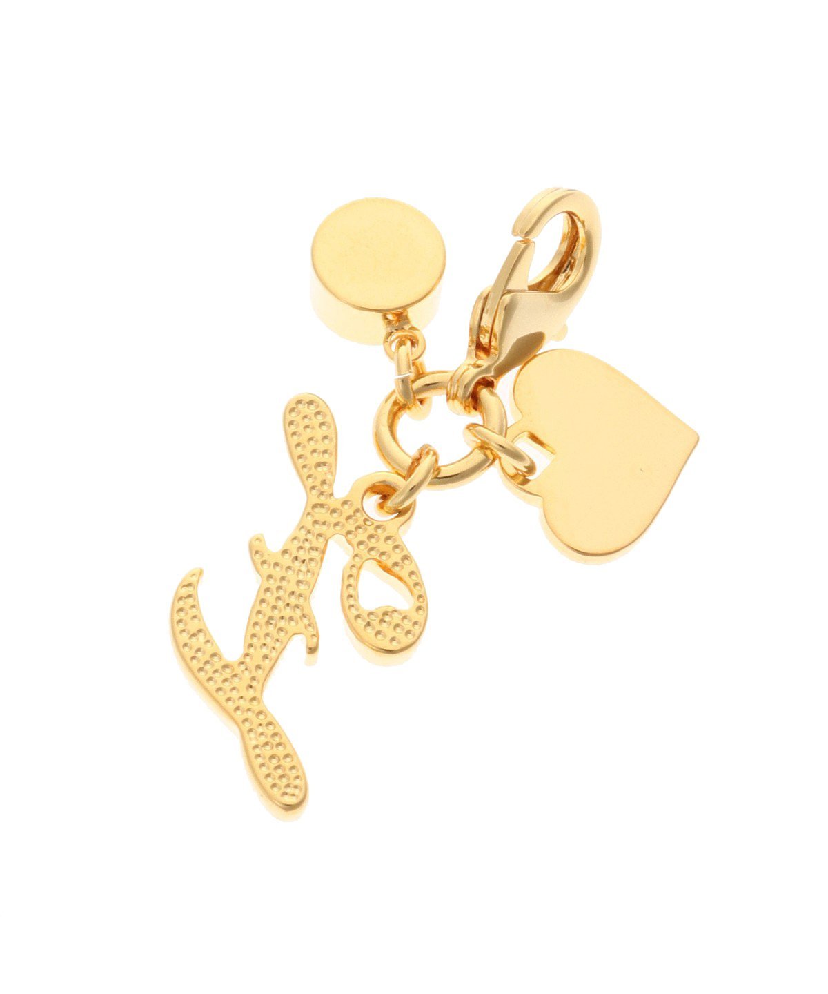 Samantha Thavasa Petit Choice シンプルイニシャル ファスナーチャーム Z サマンサタバサプチチョイス ファッション雑貨 チャーム・キーチェーン ゴールド