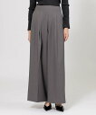【SALE/20%OFF】EPOCA 【EPOCA STORIA】 ウールライクツイル タックワイドパンツ 《WEB&EPOCA THE SHOP店舗限定》 エ...