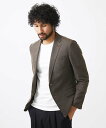 【SALE/40%OFF】MICHEL KLEIN HOMME 【セットアップ】カラミメッシュテーラードジャケット ミッシェルクランオム ジャケット・アウター テーラードジャケット・ブレザー ブラウン【送料無料】