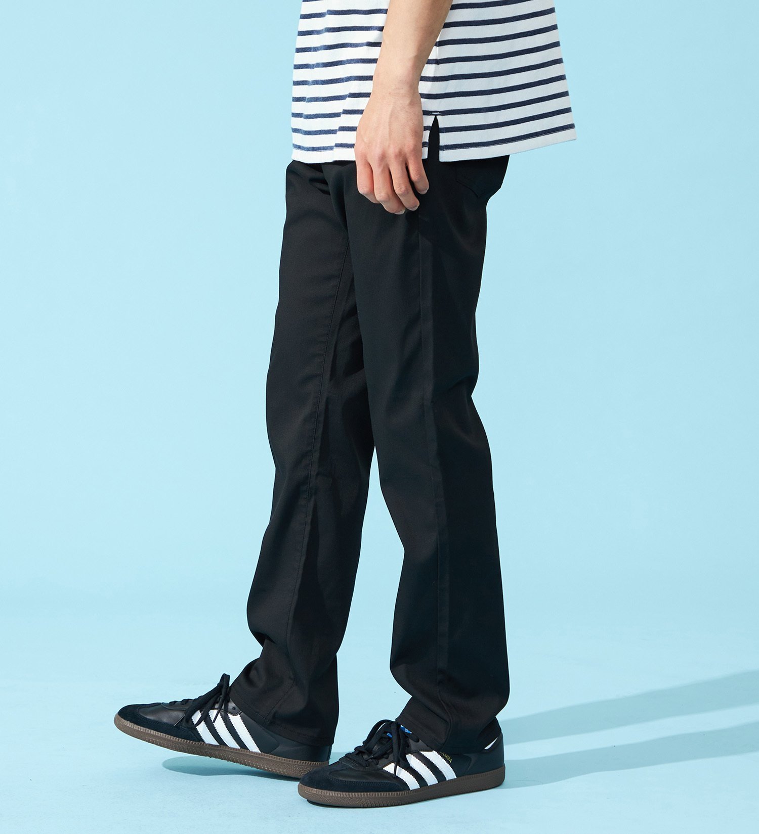 EDWIN 【WEB限定】【夏用】ハタラクロ メンズ COOL ストレートパンツ ストレッチ ドライタッチ 速乾 【涼】 エドウインオンラインモール パンツ その他のパンツ ブラック