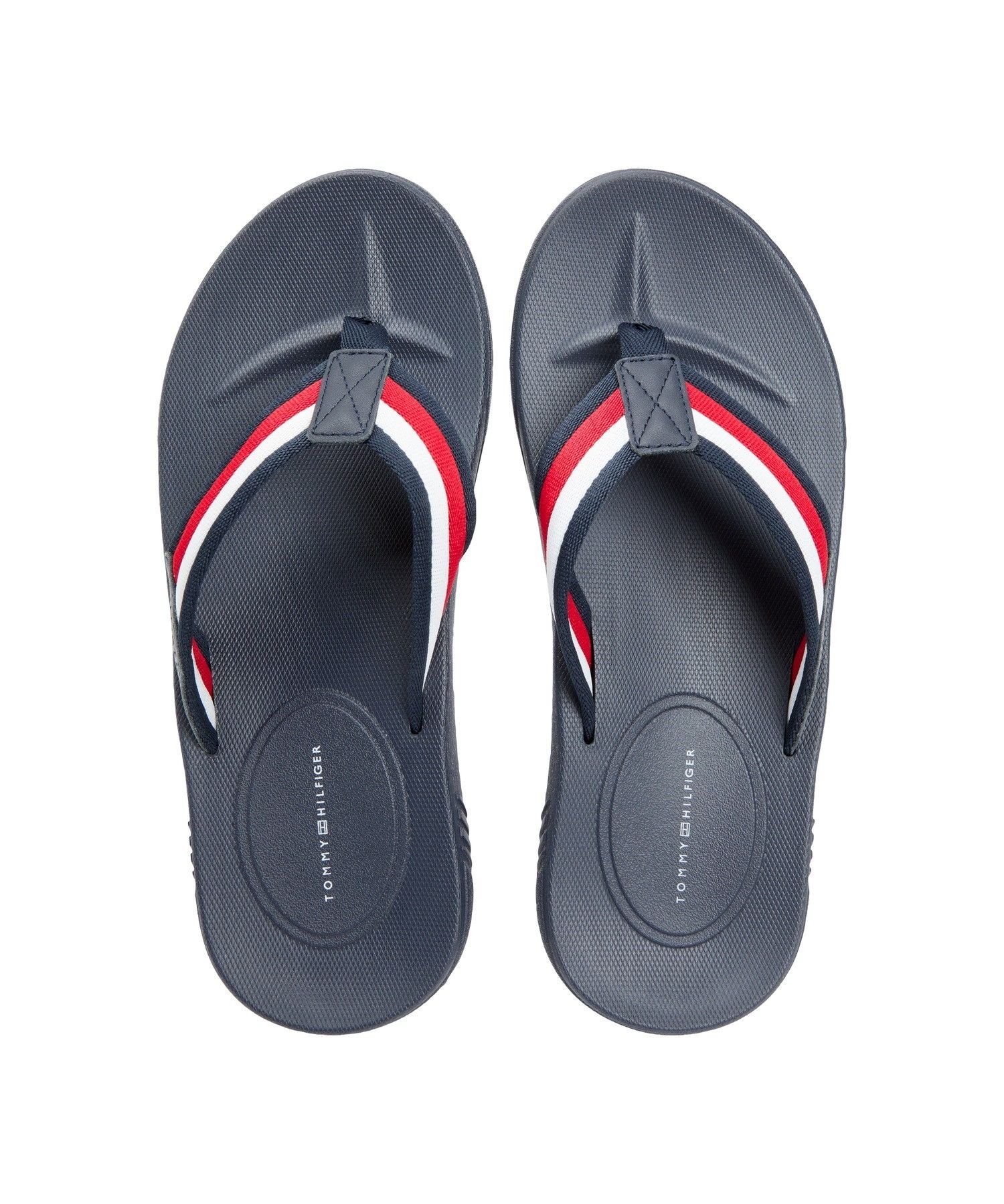 TOMMY HILFIGER モルデッドヒルフィガービーチサンダル トミーヒルフィガー シューズ・靴 サンダル ブルー【送料無料】