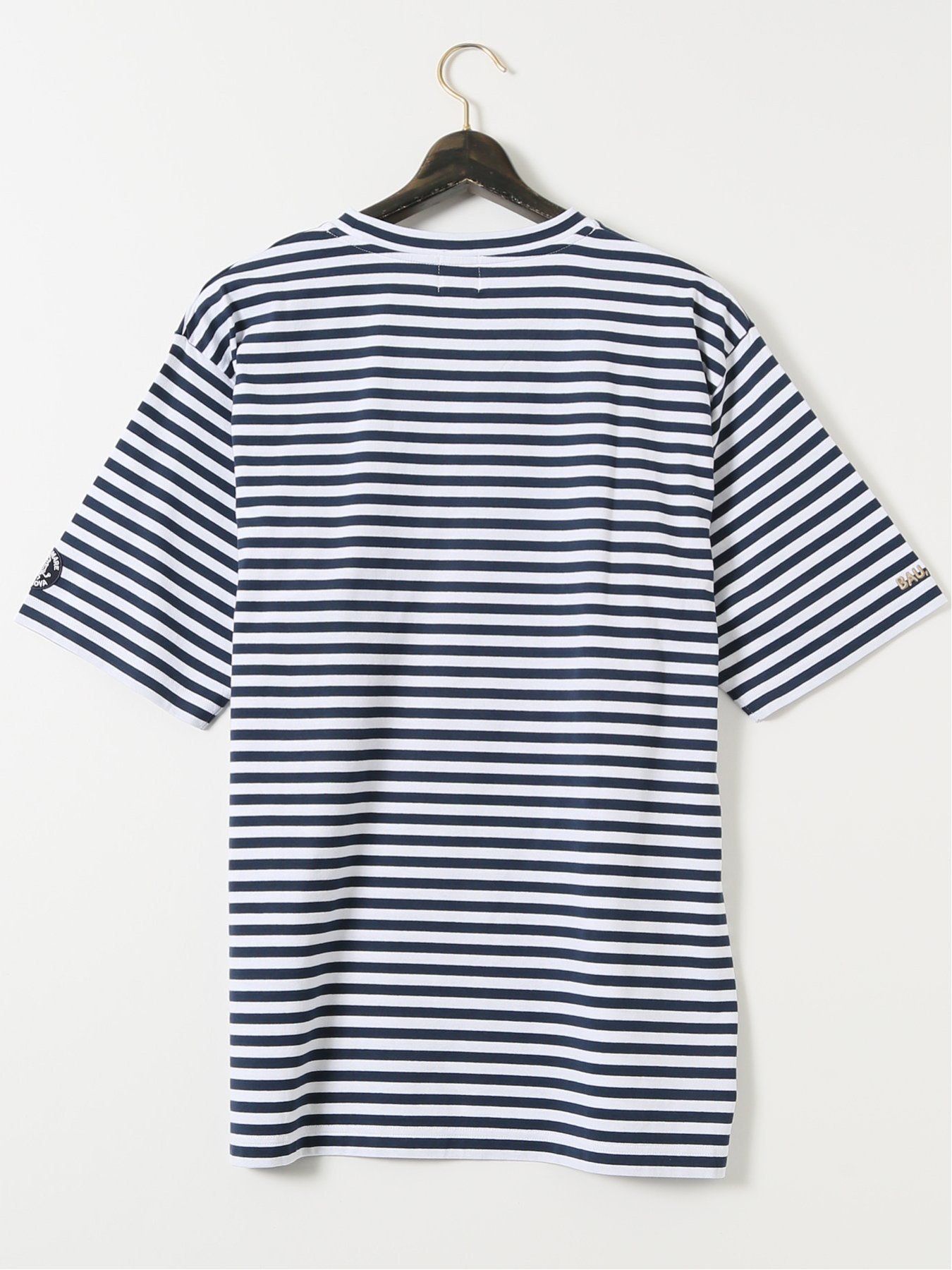 【SALE／10%OFF】GRAND-BACK 【大きいサイズ】アウトドアプロダクツ/OUTDOOR PRODUCTS 度詰 天竺 ボーダー クルー 半袖 Tシャツ タカキュー トップス カットソー・Tシャツ ブルー【送料無料】