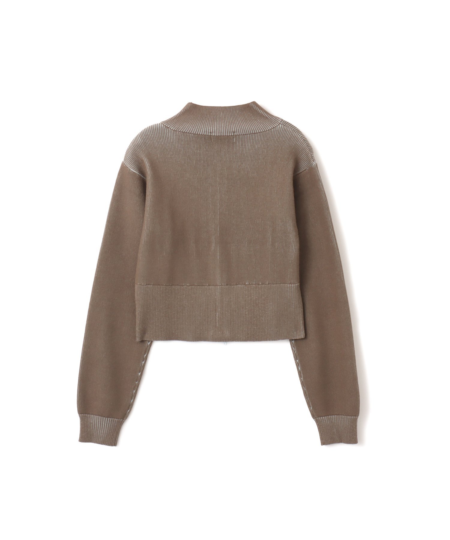 atmos pink atmos pink Rib Knit Zip-up Top KHAKI アトモス トップス ニット カーキグリーン