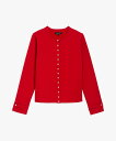 agnes b. FEMME M001 CARDIGAN カーディガンプレッション アニエスベー トップス カーディガン レッド【送料無料】