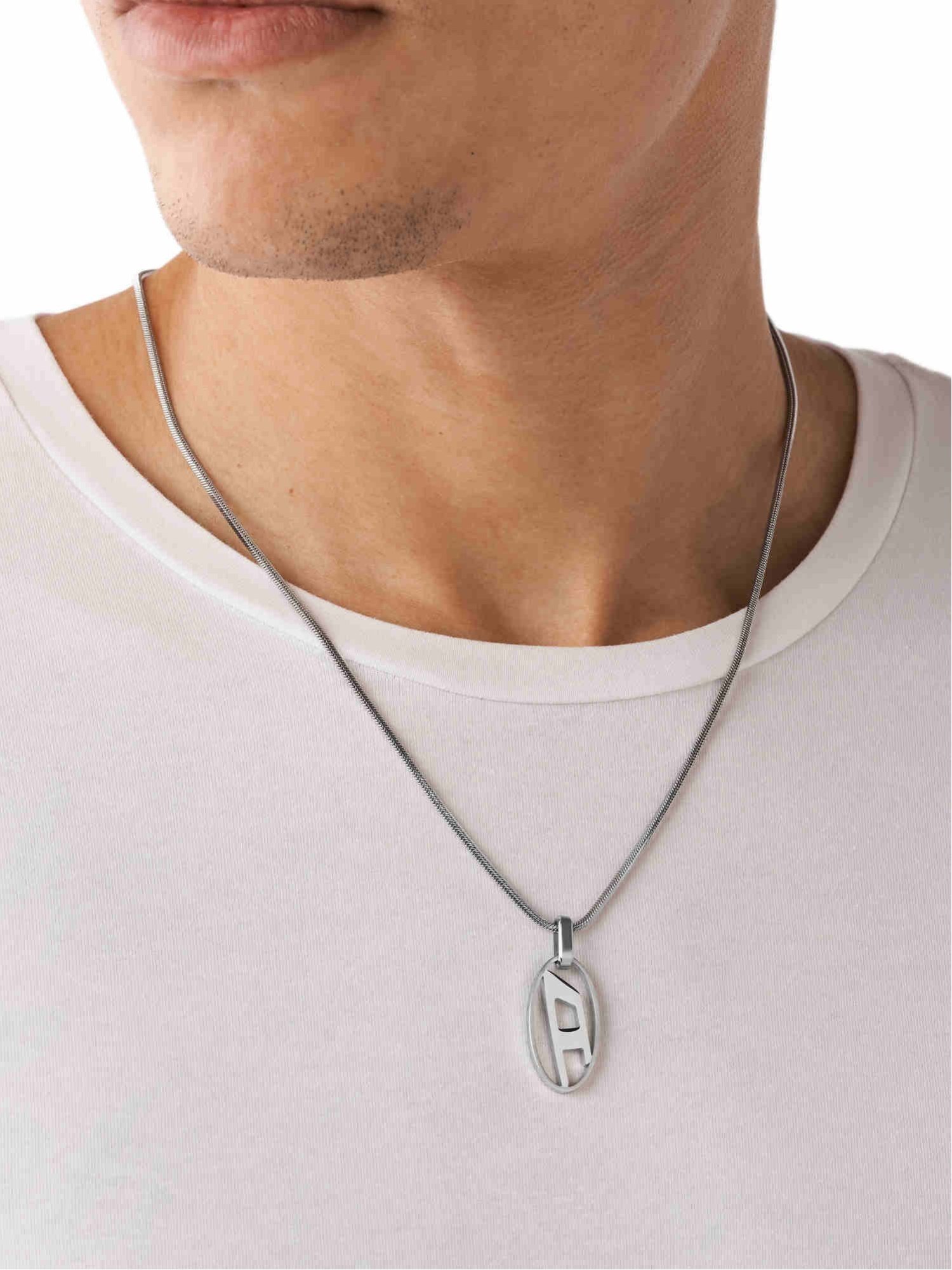 ディーゼル アクセサリー メンズ ネックレス シルバー DX1342040 ウォッチステーションインターナショナル アクセサリー・腕時計 ネックレス シルバー