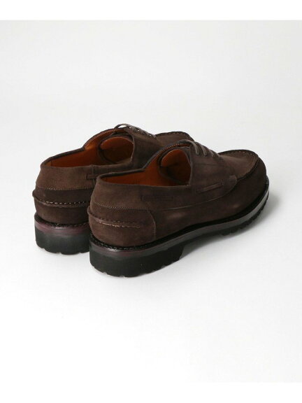 4 Eyelet Moccasins 3131-499-0701 31314990701: Dark Brown Suede 4 Eyelet Moccasins 3131-499-0701 31314990701: Dark Brown Suede