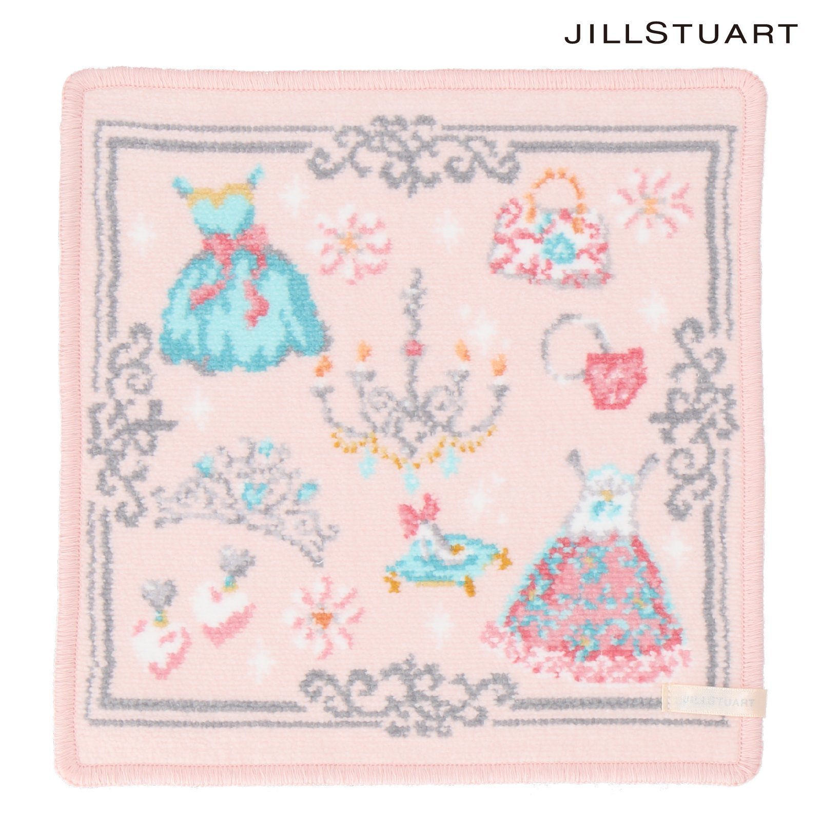 ジルスチュアート JILL STUART JILL STUART(ジルスチュアート) シェニール織ハンカチ インターモードカワベ ファッション雑貨 ハンカチ・ハンドタオル ピンク ブルー ホワイト