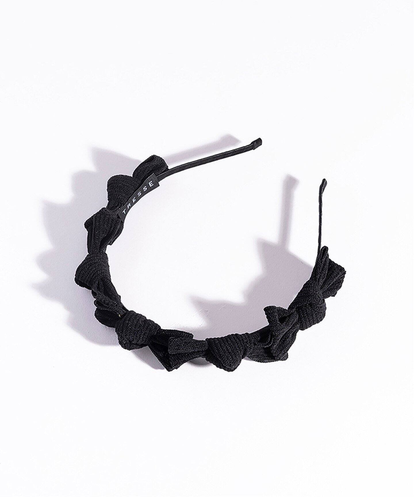 Spick & Span TRESSE / トレス ribbon serre tete HB-12 スピックアンドスパン ヘアアクセサリー その他のヘアアクセサリー ブラック【送料無料】