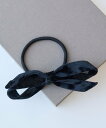 【SALE/25%OFF】ROPE' PICNIC PASSAGE ベロアリボンポニー ロペピクニック ヘアアクセサリー ヘアゴム ブラック ホワイト