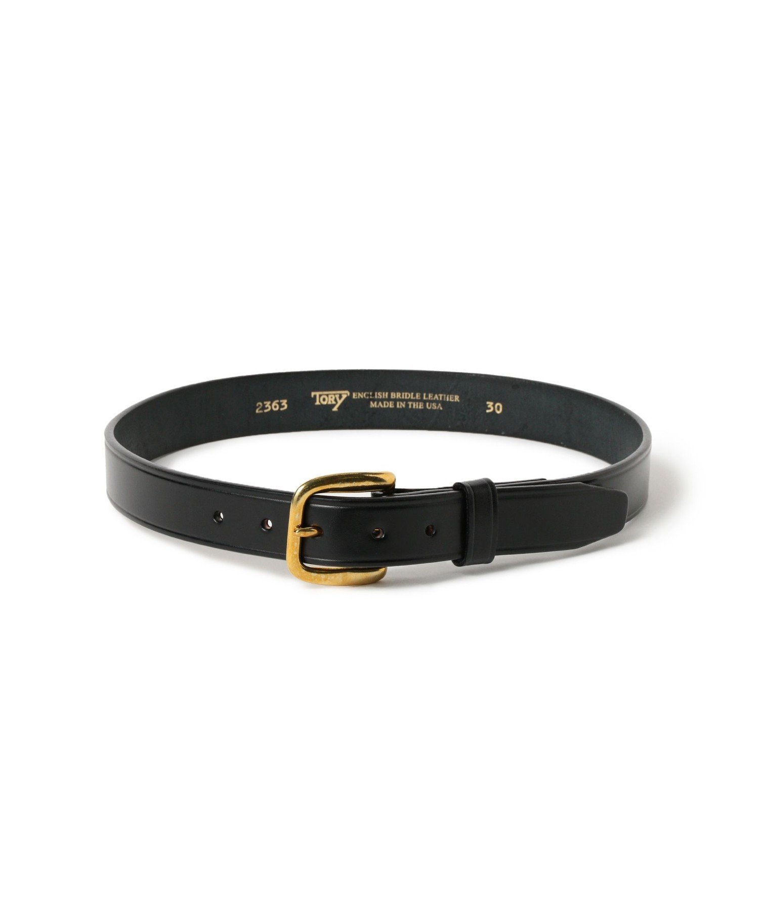 BEAMS BOY TORY LEATHER / CREASED BELT ビームス ウイメン ファッション雑貨 ベルト ブラック【送料無料】