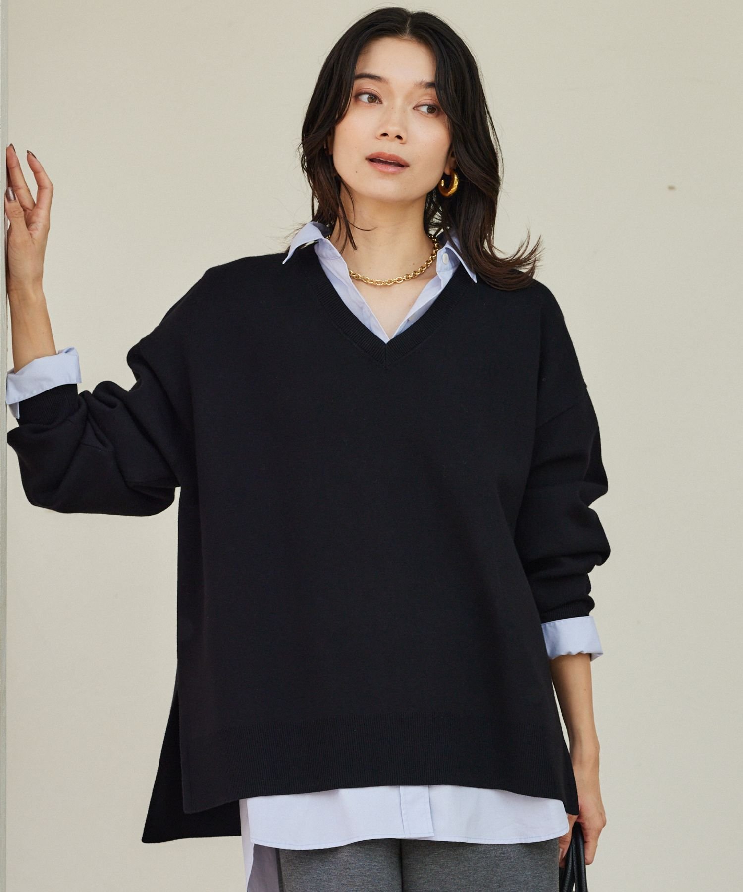 BARNYARDSTORM 【『BABALOG』チャンネルご紹介アイテム】ミラノリブトップス＜セットアップ対応＞ バンヤードストーム トップス ニット ブラック ブラウン レッド【送料無料】のサムネイル