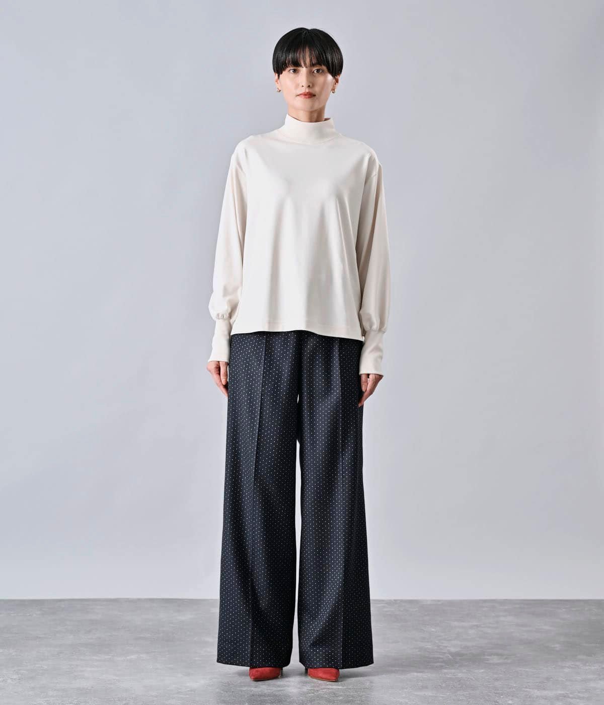 【SALE／30%OFF】Atraer ベア天竺 ハイネックプルオーバー アトラエル トップス カットソー・Tシャツ ホワイト【送料無料】