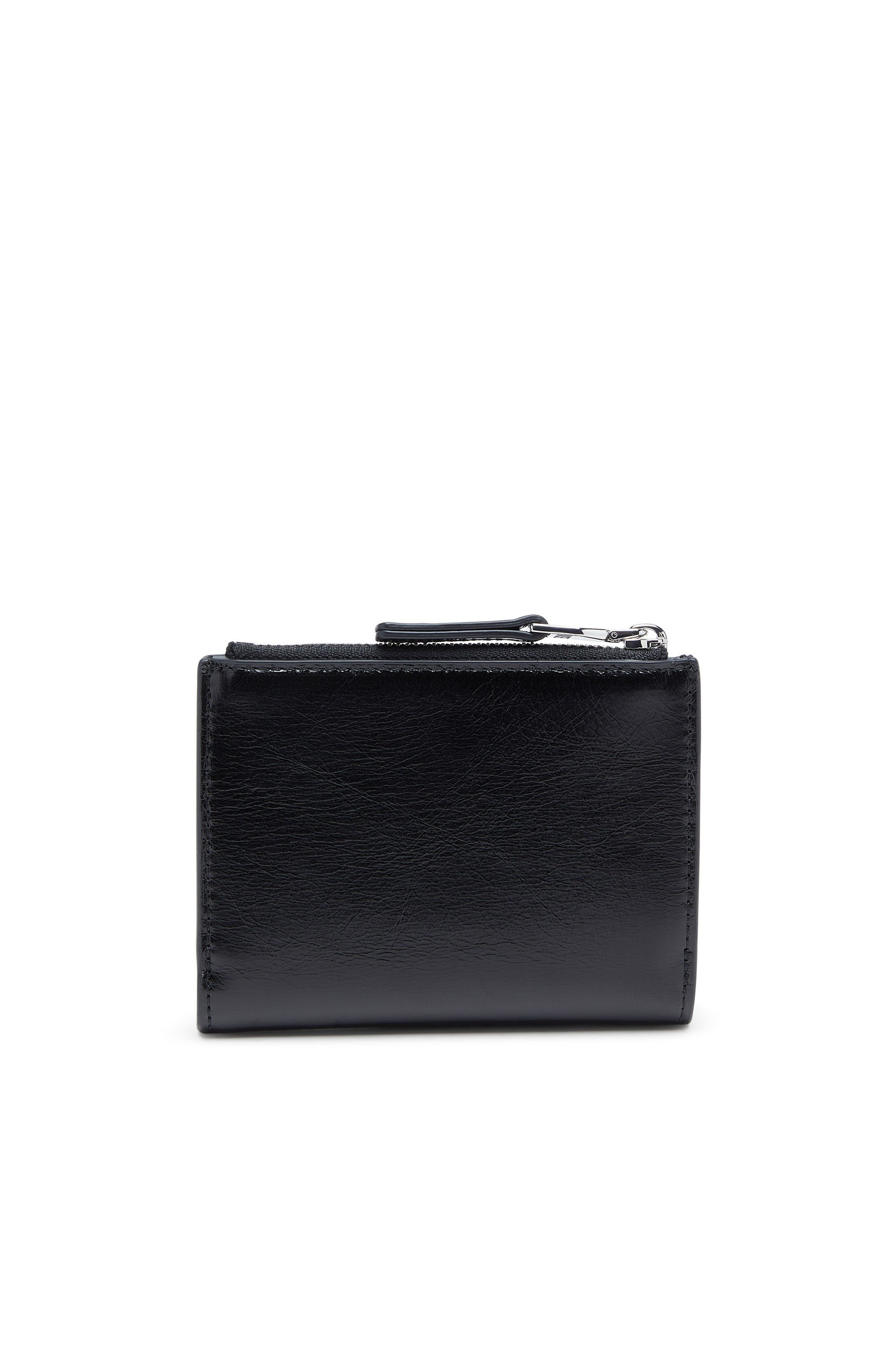 ウィメンズ 二つ折りウォレット BI-FOLD ZIP II ディーゼル 財布・ポーチ・ケース 財布 ブラック