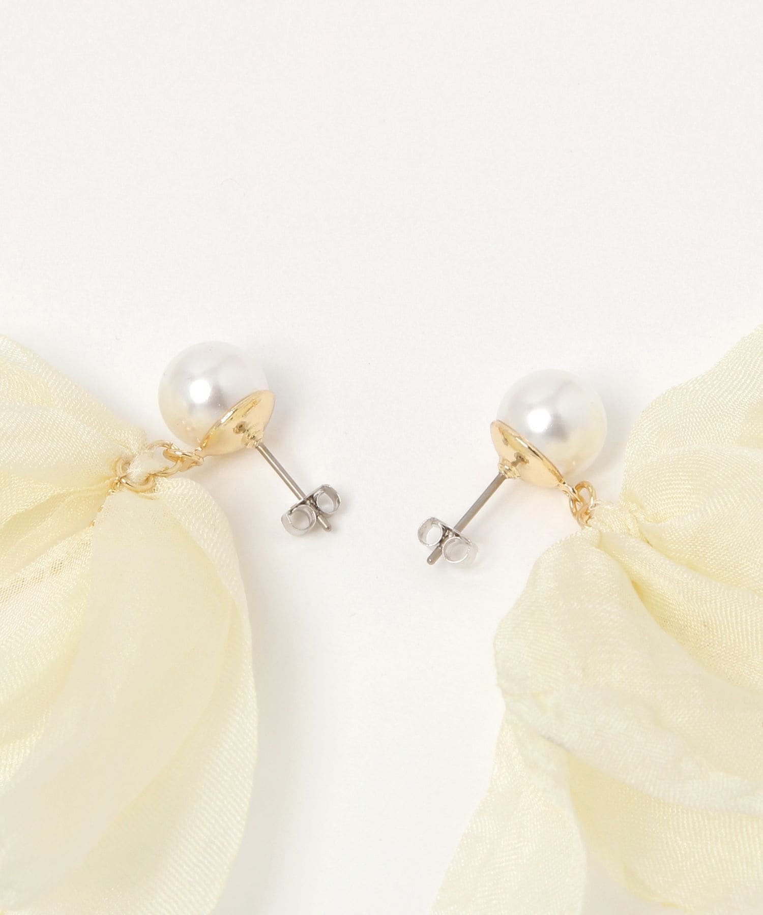 【SALE／55%OFF】LOWRYS FARM シフォンフラワーピアス ローリーズファーム アクセサリー・腕時計 ピアス ブラック