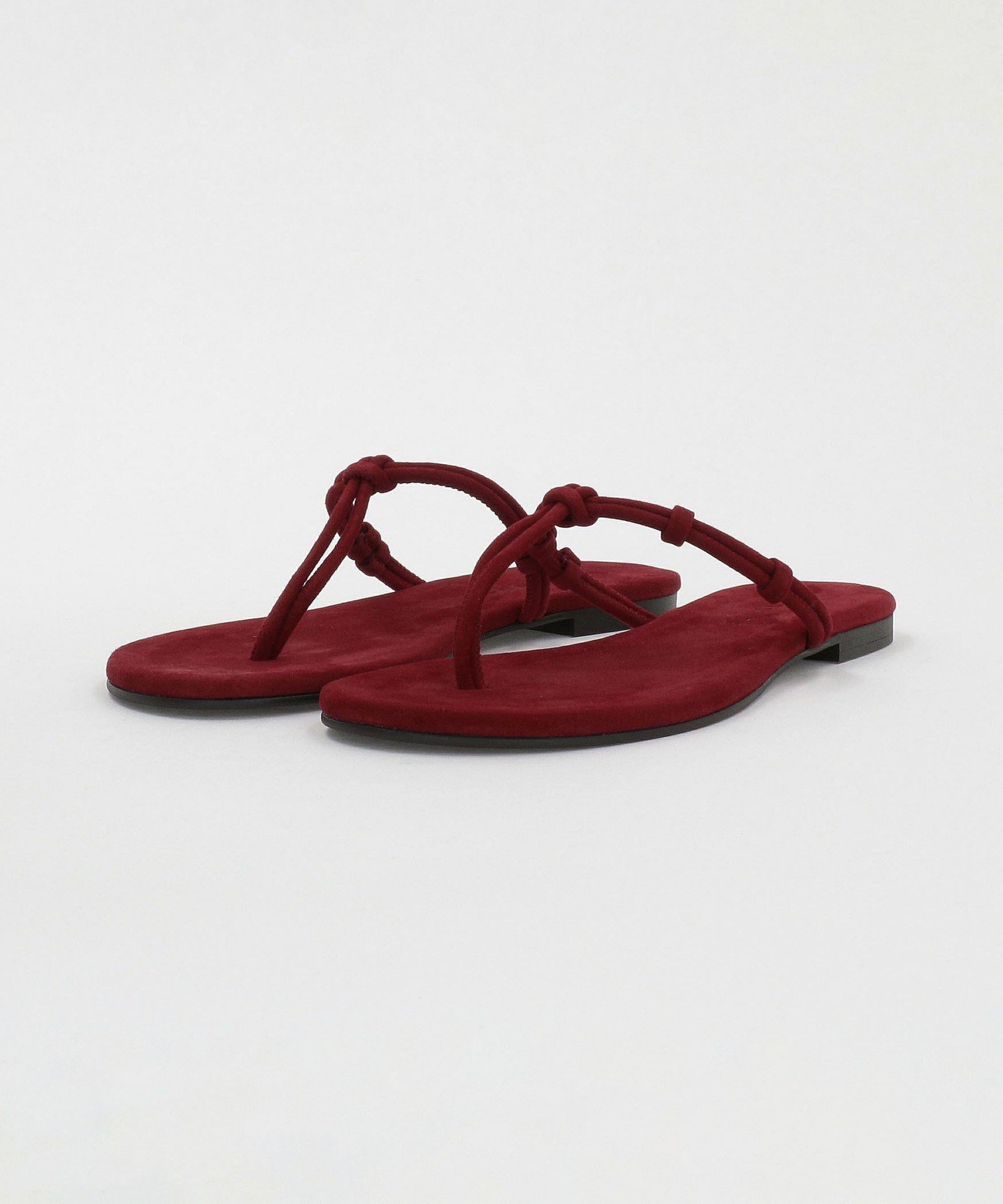 【SALE／40%OFF】EMMEL REFINES ＜LAOCOONTE＞THONG サンダル＜ Select by EMMEL REFINES ＞ ユナイテッドアローズ アウトレット シューズ・靴 サンダル レッド ブラウン【送料無料】
