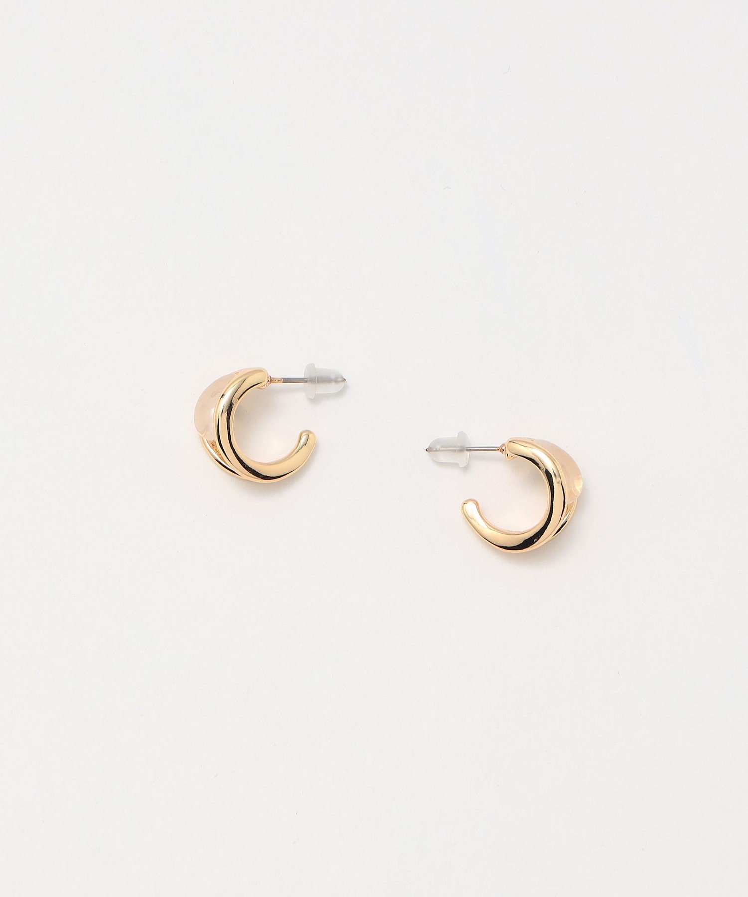 【SALE／40%OFF】UNITED ARROWS green label relaxing シズク 3ライン ピアス ユナイテッドアローズ アウトレット アクセサリー・腕時計 ピアス ブラウン シルバー ゴールド
